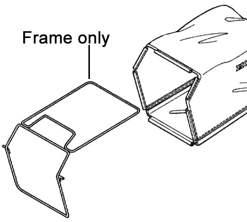 34iourp3bra.jpg - Mowers Online Lawn mower frame assembly diagram