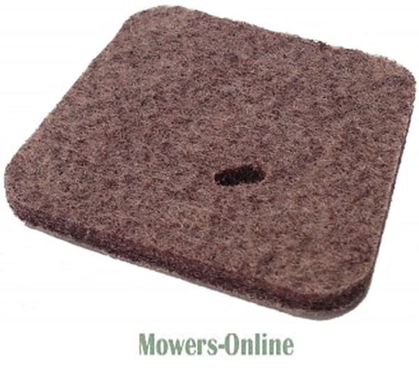 P - Mowers Online Square brown felt lawn mower seat cushion