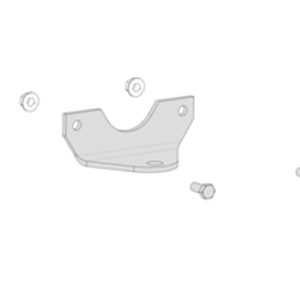 Engine shroud with mounting bolts