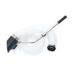 Flexible dryer vent hose with elbow attachment