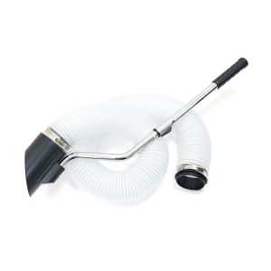 Flexible dryer vent hose with elbow attachment