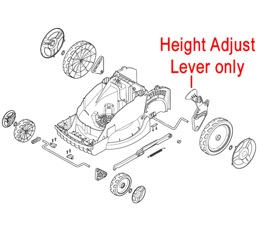 3n20pszibai.png - Mowers Online Baby stroller parts diagram with height adjust lever