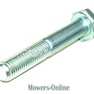 Hex head bolt with threaded shaft and washer