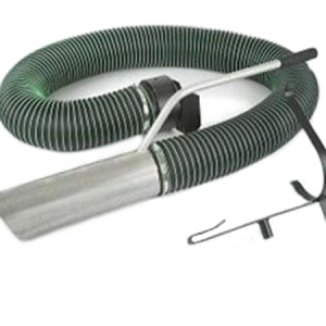 Central vacuum system hose with accessories