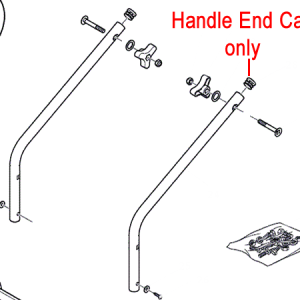Handle end cap assembly diagram and parts