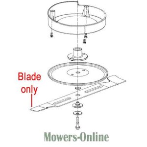 Lawn mower blade replacement parts diagram