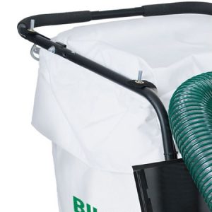 Gutter guard with downspout attachment and bag