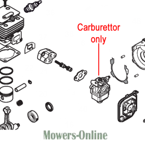 Carburetor parts diagram for small engines