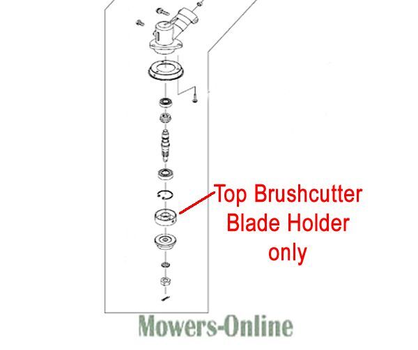 P - Mowers Online Top brushcutter blade holder parts diagram