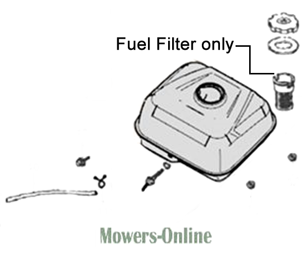 4405hs2zjjk.png - Mowers Online Fuel filter replacement parts diagram