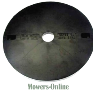 Lawn mower blade disc with center hole