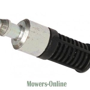 Lawn mower engine spark plug connector
