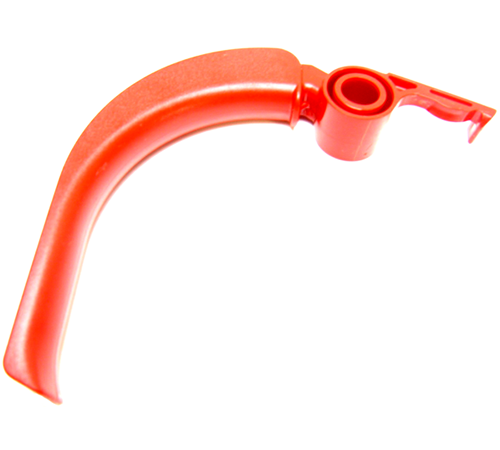 4dvl0ajyvhu.png - Mowers Online Red plastic lawn mower grass chute deflector