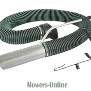 Lawn mower grass collection hose kit