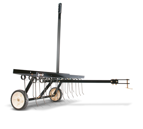 4huehl0ngfp.png - Mowers Online Towed hay rake with vertical tines and wheels