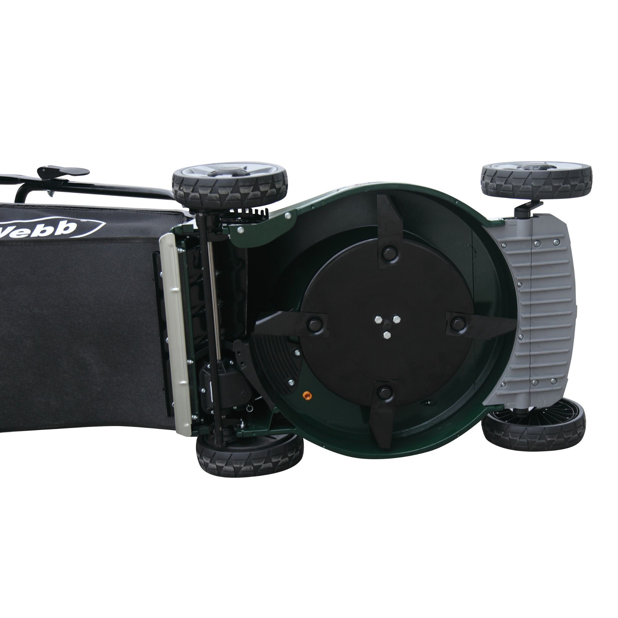 4zh22f5bdtx.jpg - Mowers Online Webb push mower rear wheel assembly detail