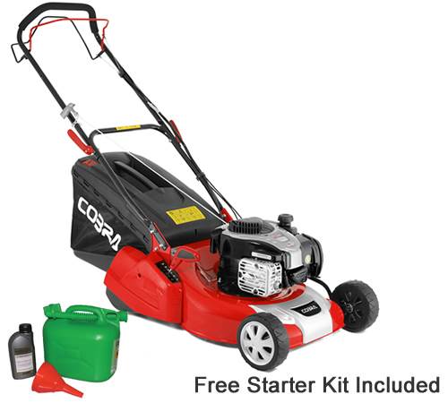 5argmejfsrl.jpg - Mowers Online Corpu red and black lawn mower with starter kit