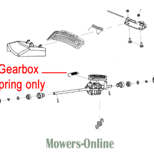 Gearbox spring exploded parts diagram