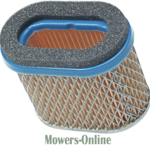 Air filter element with foam and mesh layers