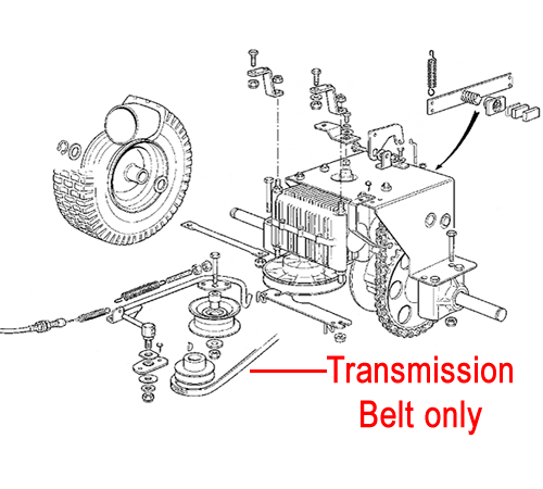 5kvzdr3ro4t.png - Mowers Online Transmission belt only for lawn mower engine