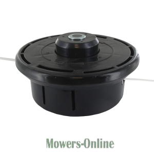 Trimmer head with dual string lines