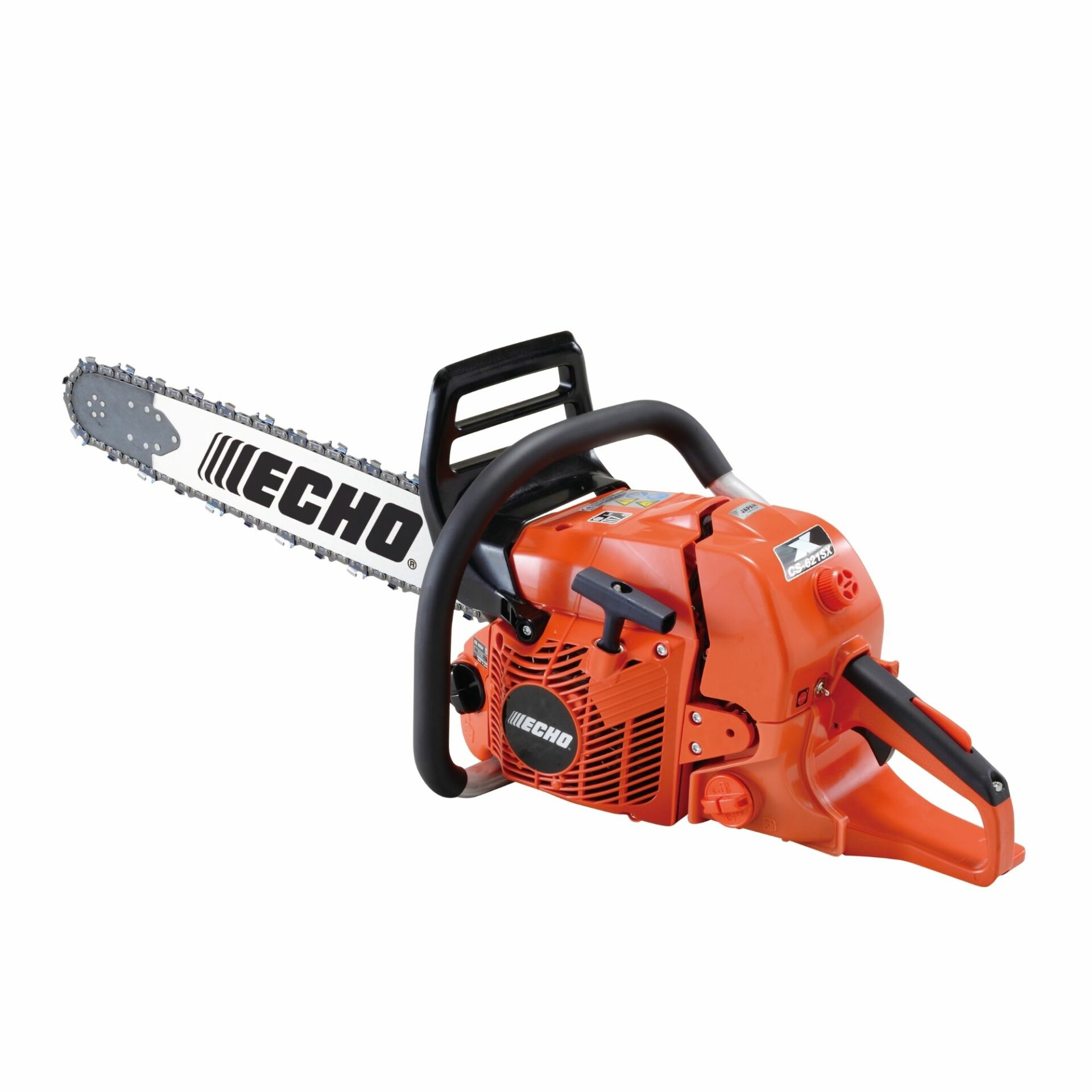5m4gjpzmv2t.jpg - Mowers Online Echo chainsaw with orange housing and black handle