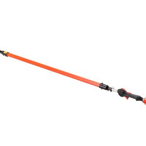 Gas powered pole saw with orange shaft