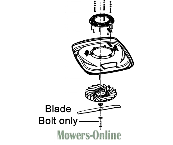 5velhcra1ty.png - Mowers Online Lawn mower blade and bolt assembly diagram
