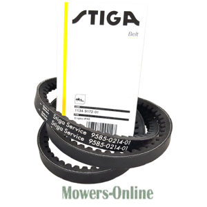 Stiga lawn mower belts with packaging