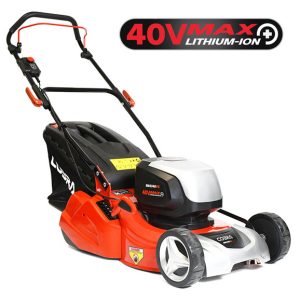 40V cordless electric lawn mower with lithium-ion battery