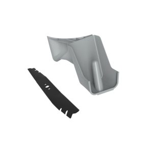 Lawn mower blade and housing parts