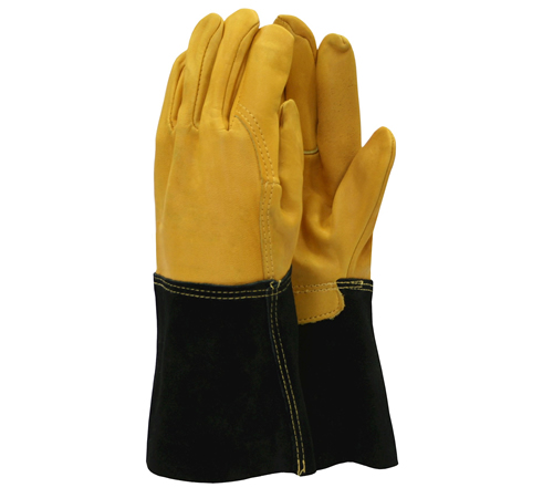 a3ml5ffm33k.jpg - Mowers Online Welding gloves with yellow leather and black cuff