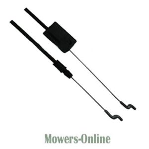 Lawn mower power cable with connector.