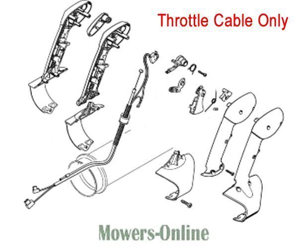 P - Mowers Online Throttle cable assembly parts diagram