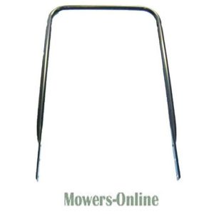 Lawn mower handle frame assembly