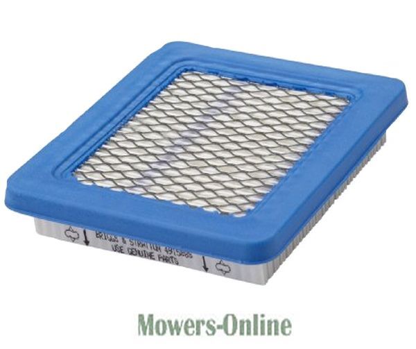 P - Mowers Online Blue rectangular lawn mower air filter element