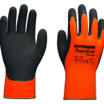 PowerGrab Thermic thermal work gloves front and back view