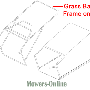 Grass bag frame only diagram