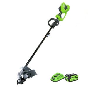Cordless string trimmer with battery and charger