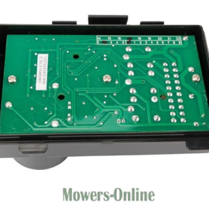 Electronic control circuit board with plastic housing