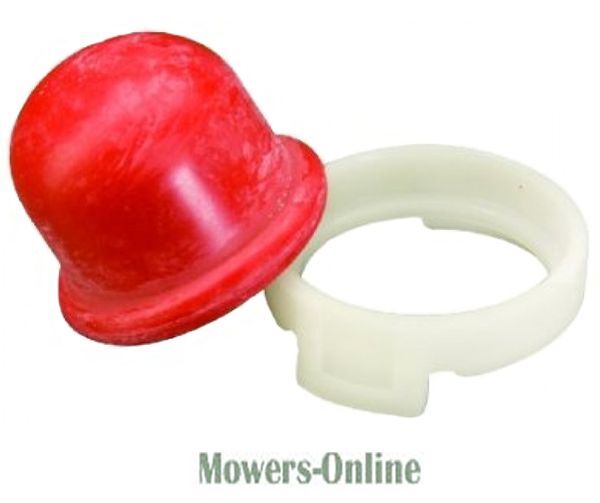 P - Mowers Online Red fuel cap and white collar ring assembly