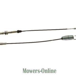 Lawn mower deck drive belt with springs