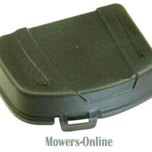 Lawn mower grass catcher bag compartment