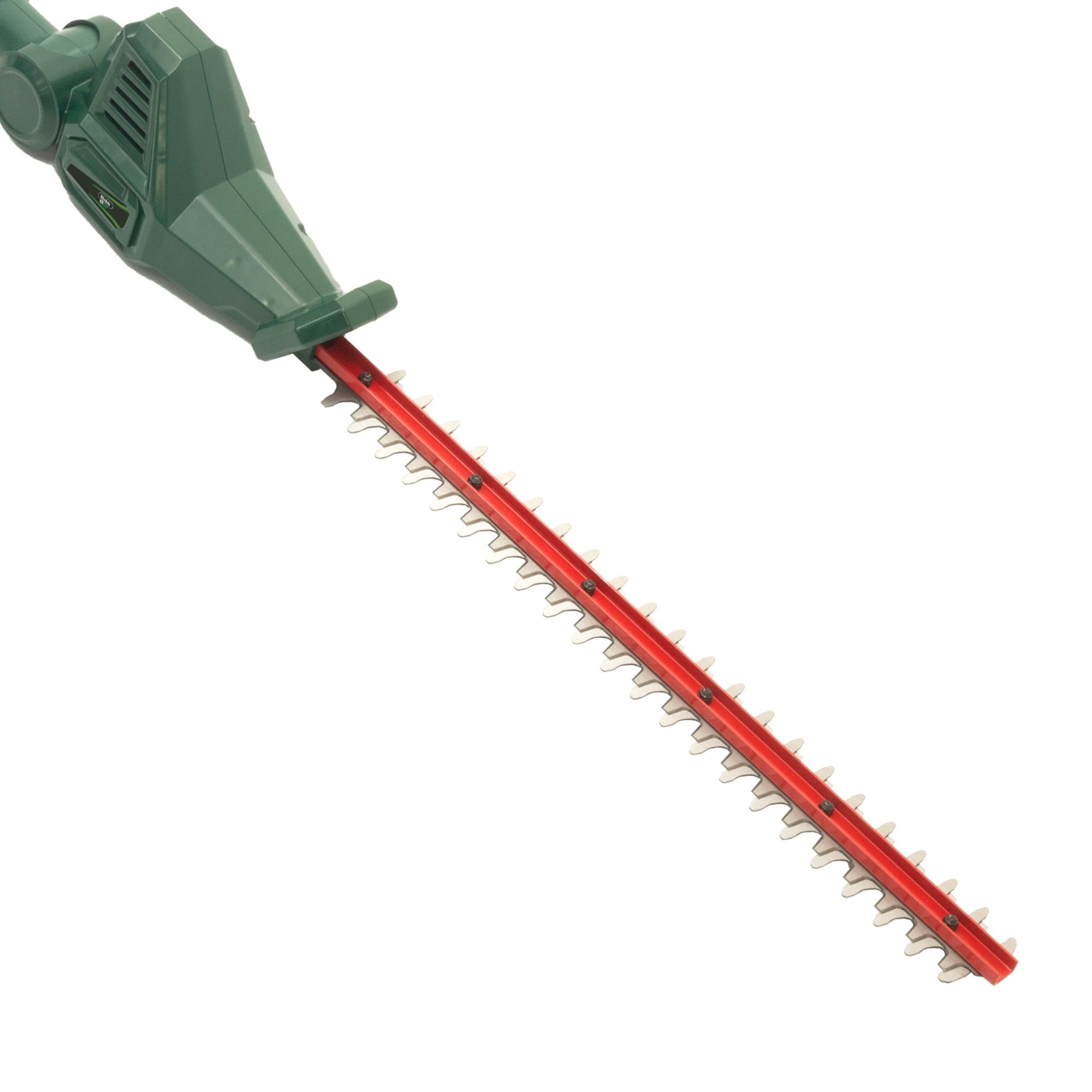 bcvvlexfakh.jpg - Mowers Online Electric hedge trimmer with red shaft