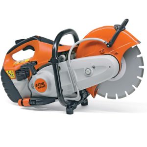 Stihl concrete cut-off saw with diamond blade