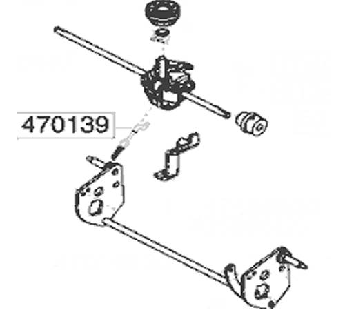 bj0c521j0k0.jpg - Mowers Online Lawn mower axle assembly parts diagram 470139