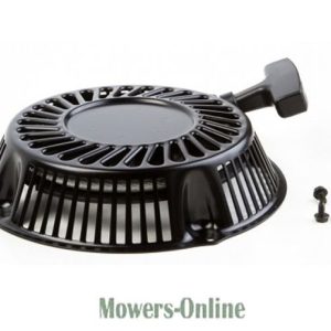 Recoil pull starter assembly with bolts