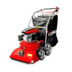 Red commercial carpet cleaning machine