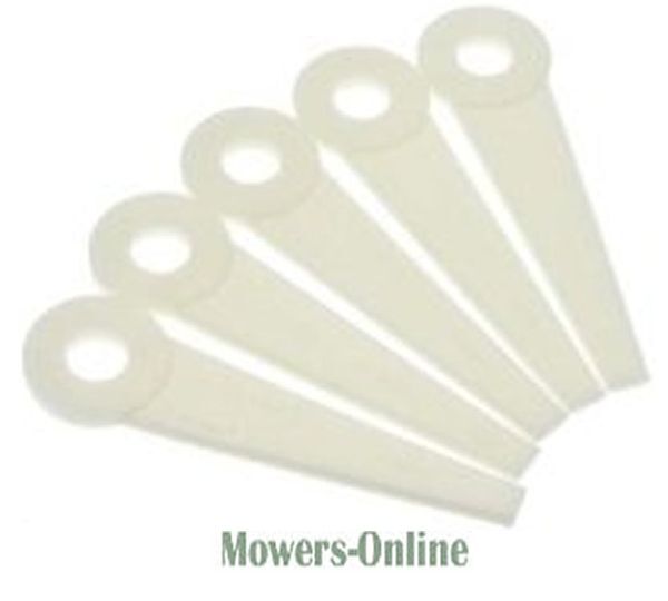 P - Mowers Online Plastic trimmer line blades set of five