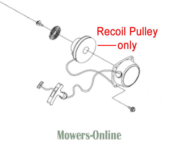 bry5dh1lvwi.png - Mowers Online Recoil pulley assembly diagram for lawn mower